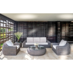 Kingsley Bate Ojai Wicker Sofa and Lounge Chair Patio Set - KB-OJAI-SET1