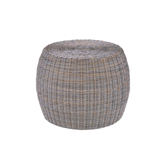 Kingsley Bate Ojai 24.5" Round Side Table with Glass