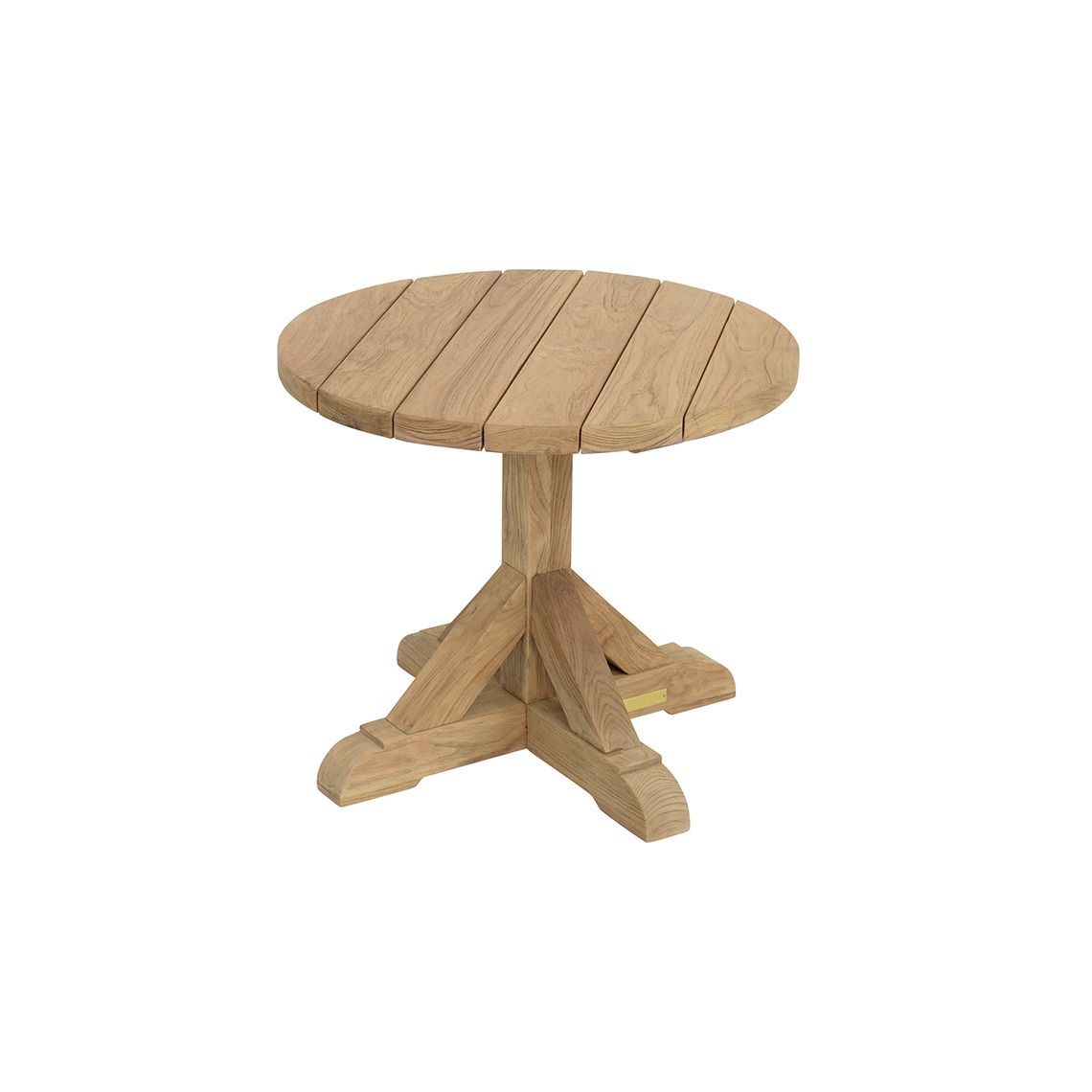 Kingsley Bate Provence 24" Round Teak Side Table - PV24R