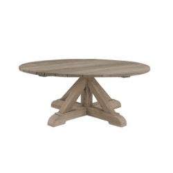 Kingsley Bate Provence 42" Round Coffee Table in Vintage Teak - PV42