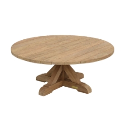Kingsley Bate Provence 42" Round Teak Coffee Table - PV42R