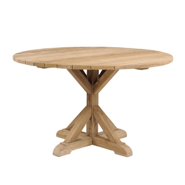 Kingsley Bate Provence 50" Round Teak Dining Table - PV50R