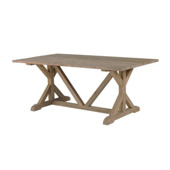 Kingsley Bate Provence 73" x 39" Rectangle Farmhouse Table in Vintage Teak - PV73