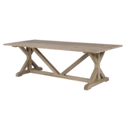 Kingsley Bate Provence 96" x 39" Rectangle Farmhouse Table in Vintage Teak - PV96