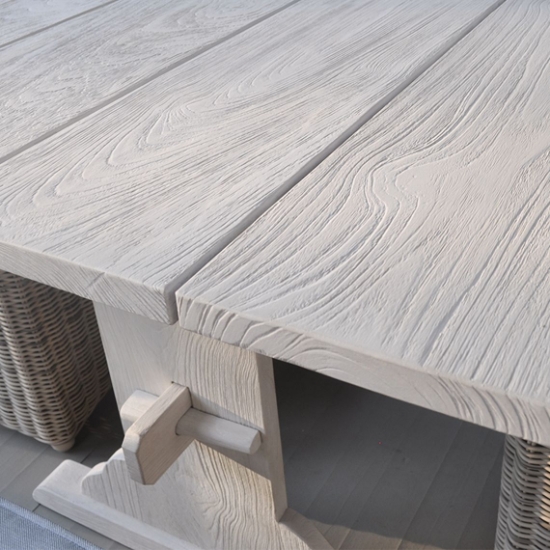 Oslo 72" Rectangular Dining Table  detail