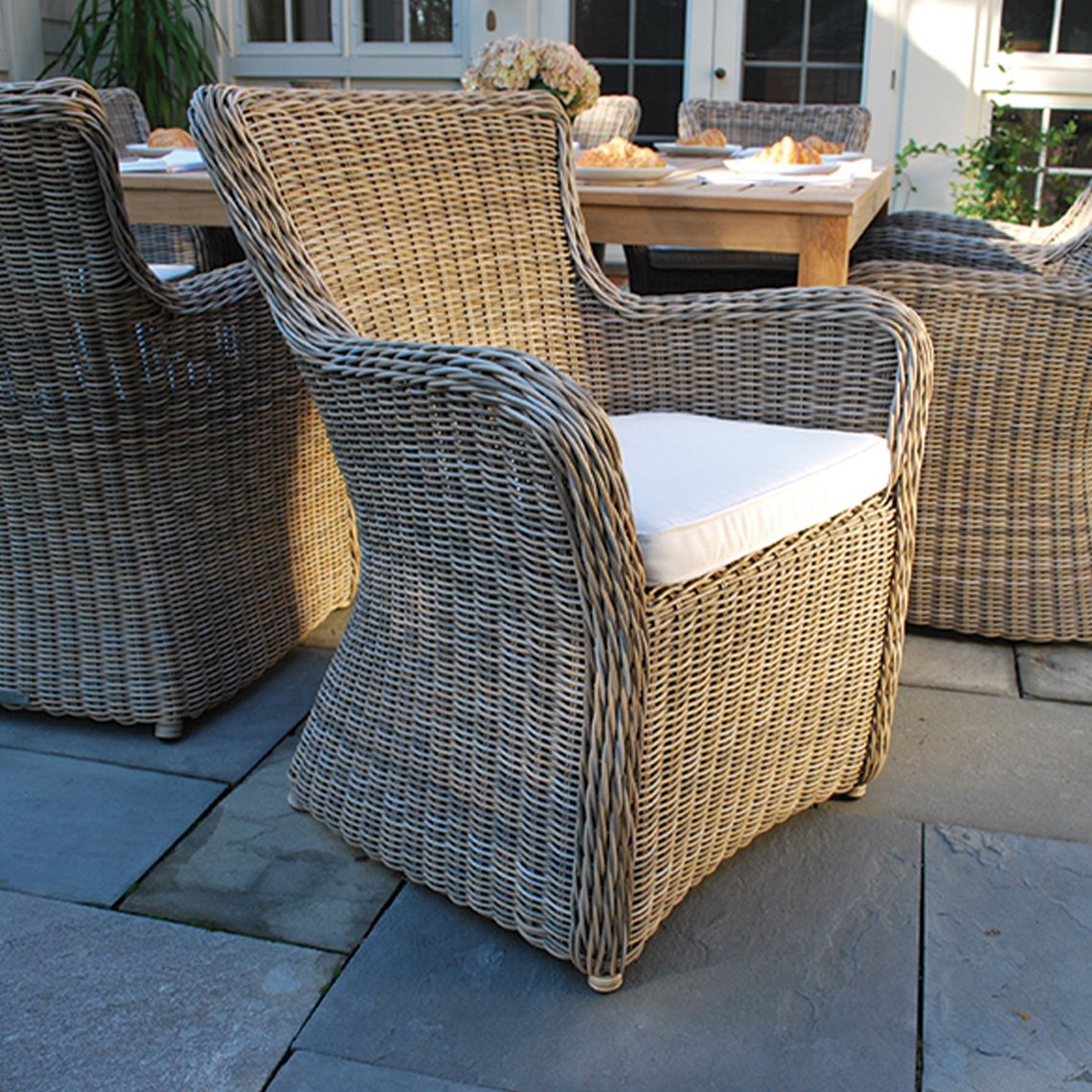 Kingsley Bate Sag Harbor Dining Armchair - Thumbnail 3