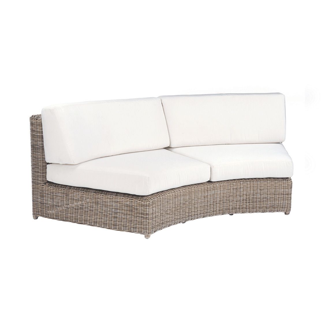 Kingsley Bate Sag Harbor Sectional Curved Armless Settee - SH34
