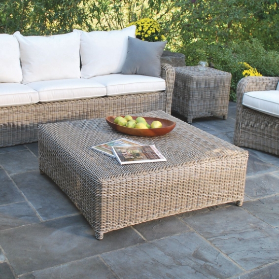 Sag Harbor 42" Square Chat Table lifestyle