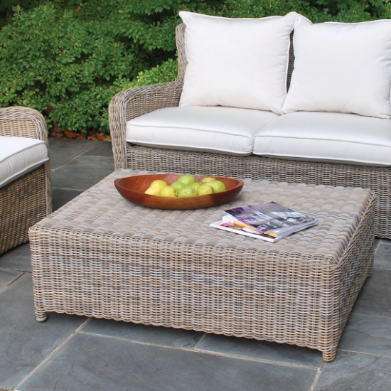 Sag Harbor 42" Square Chat Table lifestyle