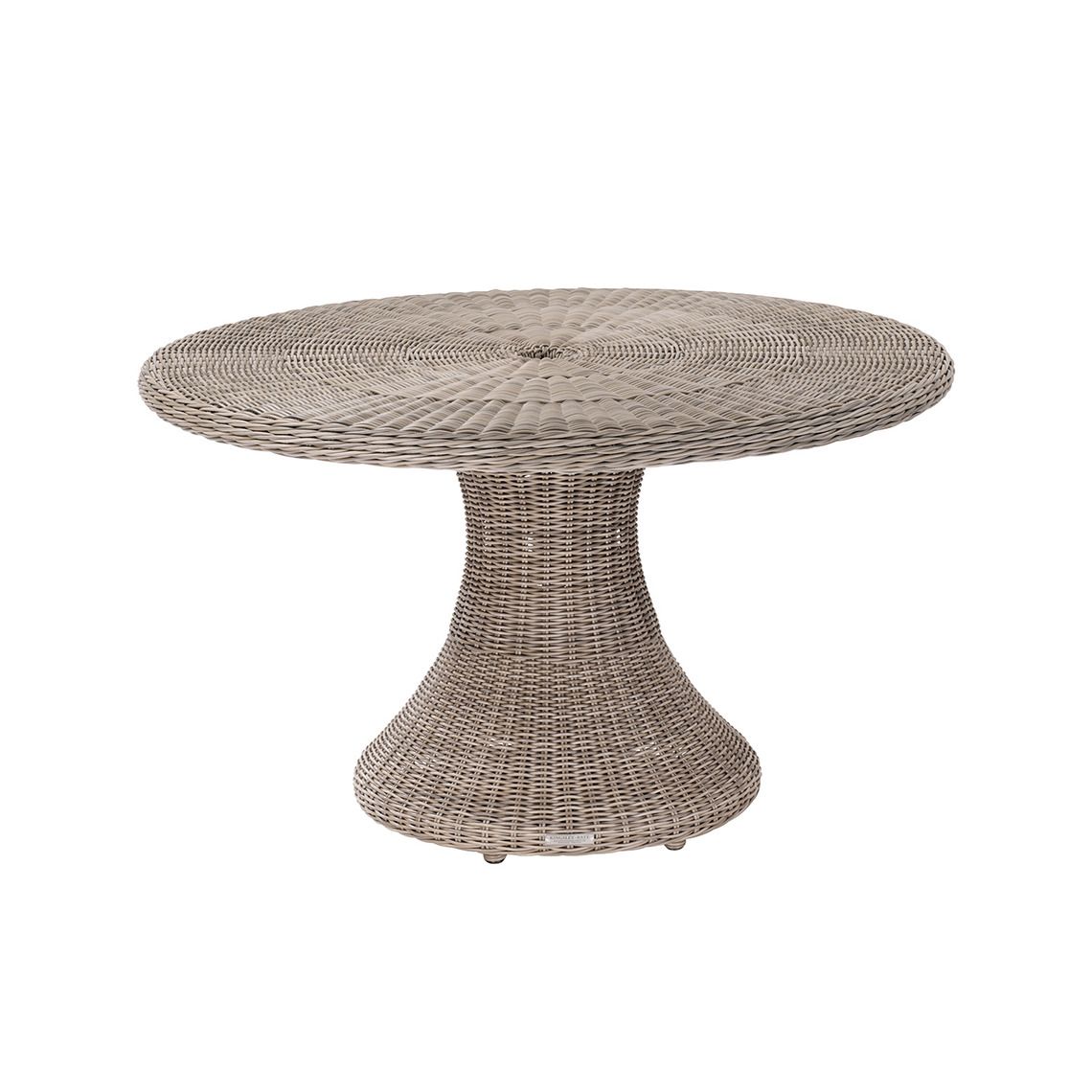 Kingsley Bate Sag Harbor 52" Round Dining Table with Glass Top - SH52