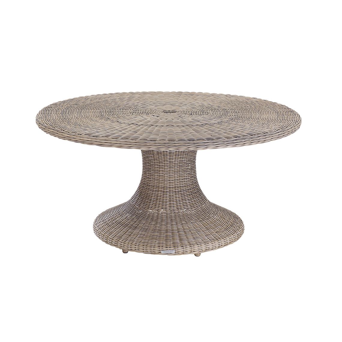 Kingsley Bate Sag Harbor 60" Round Dining Table with Glass Top - SH61