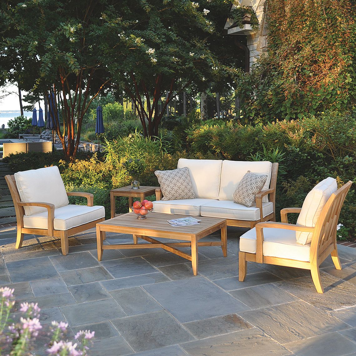 Kingsley Bate Somerset Teak Deep Seating Patio Set - KB-SOMERSET-SET1