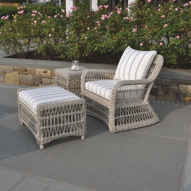 Kingsley Bate Southampton Lounge Chair and Ottoman Set - KB-SOUTHAMPTON-SET5
