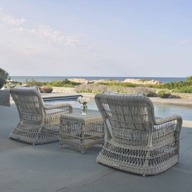 Kingsley Bate Southampton Lounge Chair and Side Table Set - KB-SOUTHAMPTON-SET6