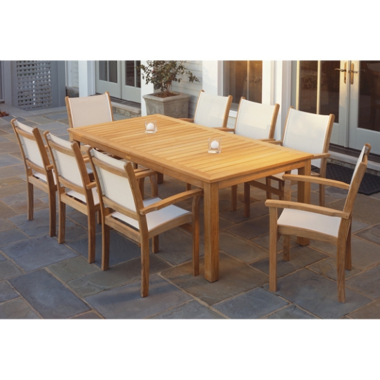 St. Tropez Teak Dining Set for 8