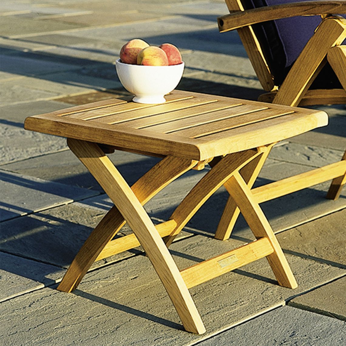 St. Tropez Folding Side Table lifestyle