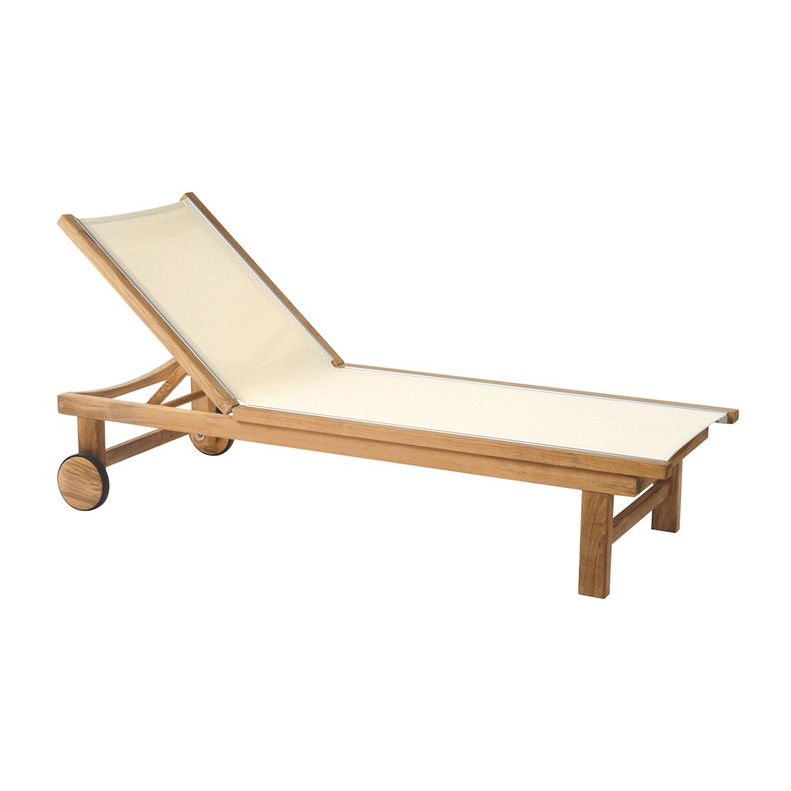 Kingsley Bate St. Tropez Adjustable Chaise Lounge with Wheels - ST70