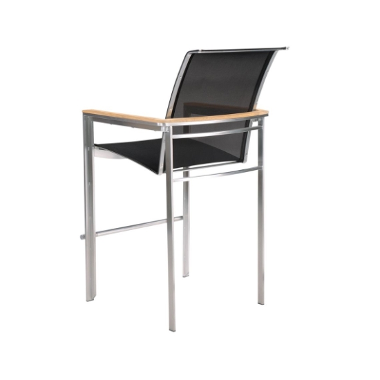 Tivoli Stacking Bar Chair with Arms back