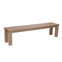 Kingsley Bate Tuscany 6 Backless Bench in Vintage Teak - TN60