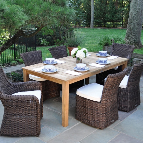 Wainscott 73" x 40" Rectangle Dining Table set