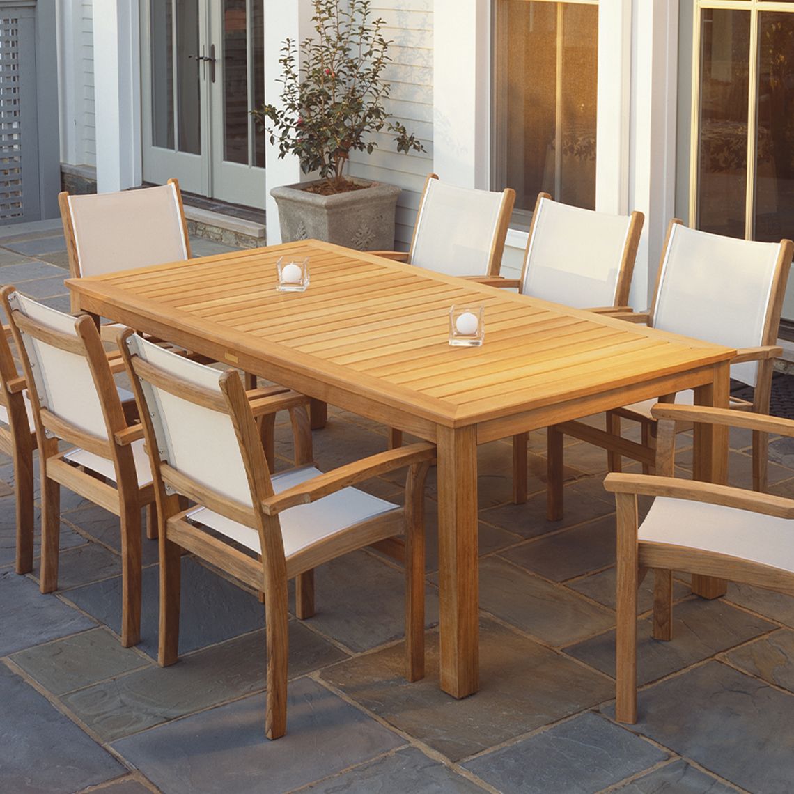 Wainscott 85" x 42.5" Rectangle Dining Table set