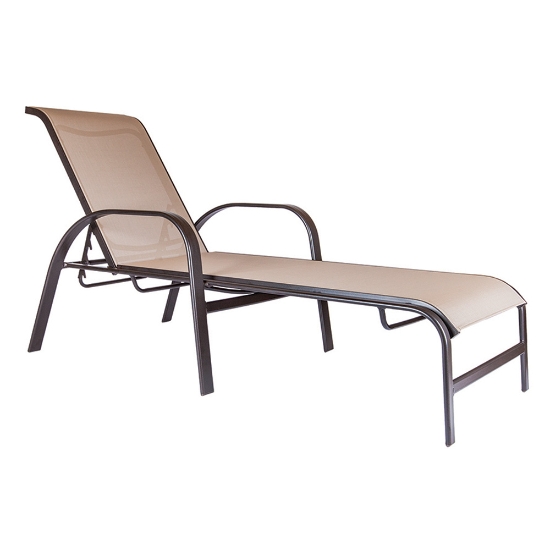 Lane Venture Bayside Sling Stackable Adjustable Chaise - 406-40