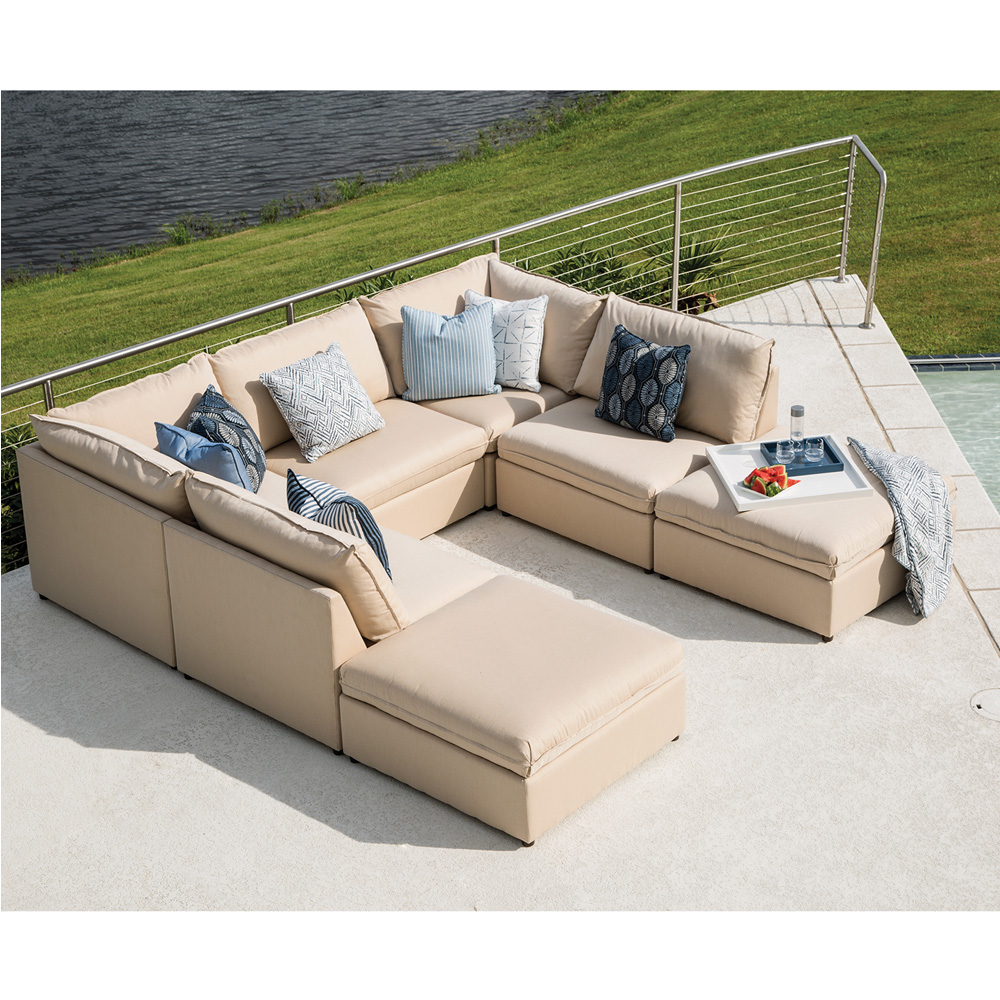 Lane Venture Colson Upholstered Patio Sectional - LV-COLSON-SET1