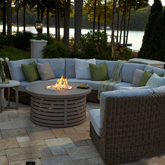Contempo 49" Round Gas Fire Pit - 455-58
