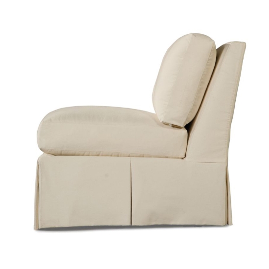 Harrison Armless Chair side view
