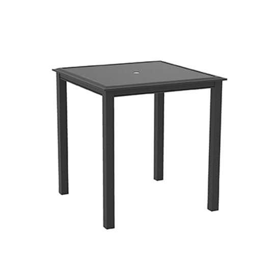 Lane Venture Livingston 40" Square Bar Table with Umbrella Hole - 457-41U