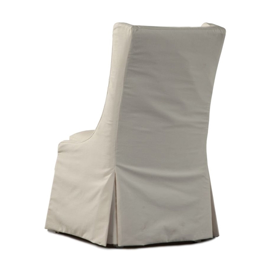 Meghan Upholstered Outdoor Dining Chair back view