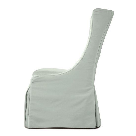 Meghan Upholstered Outdoor Dining Chair side view