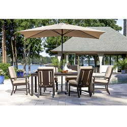 Lane Venture Montana Cushion Outdoor Dining Set for 6 - LV-MONTANA-SET3