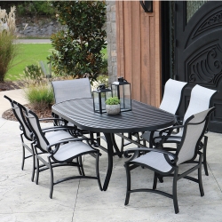 Lane Venture Montery Sling Patio Dining Set for 6 - LV-MONTEREY-SET2