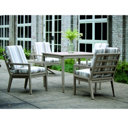 Lane Venture Santa Rosa Cushion Square Patio Dining Set for 4 - LV-SANTAROSA-SET1