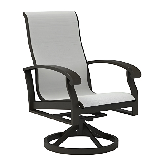Lane Venture Smith Lake Sling Swivel Rocker Dining Chair - 418-46