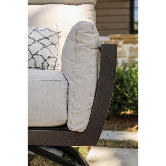 Smith Lake Cushion Luxe Swivel Rockers front view