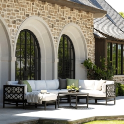 Lane Venture Willow Cushion Luxury Patio Sectional Set - LV-WILLOW-SET4