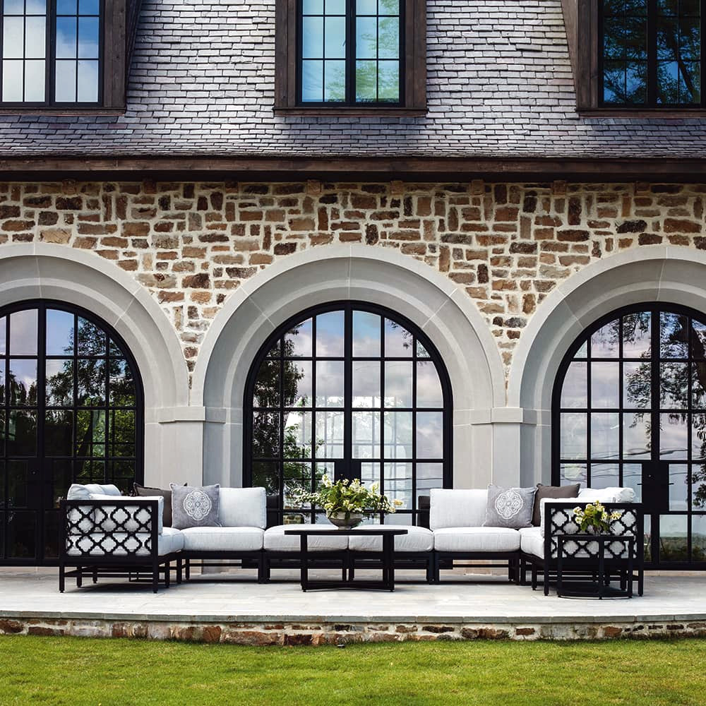 Lane Venture Willow Cushion Outdoor Modular Sectional - LV-WILLOW-SET9