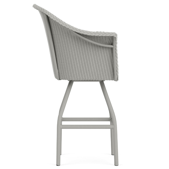 All Seasons Swivel Bar Stool with Padded Seat - 124309