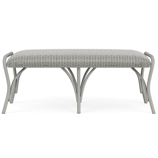 Large outdoor wicker ottoman