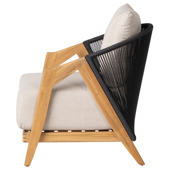 Lloyd Flanders Alpine Lounge Chair side