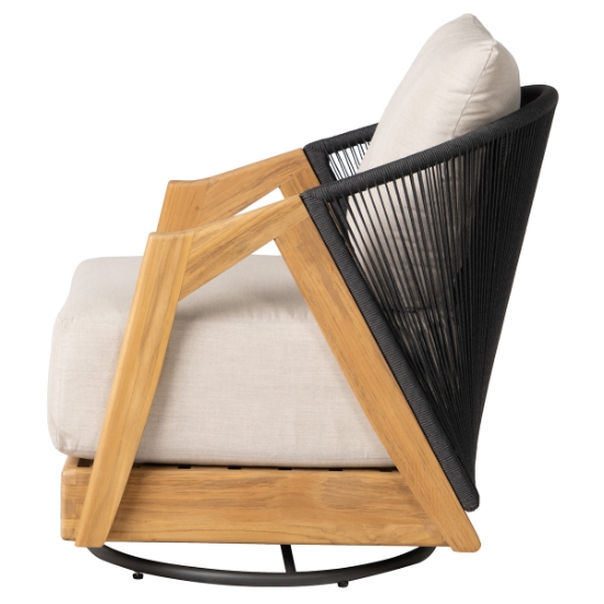 Alpine Swivel Lounge Chair side