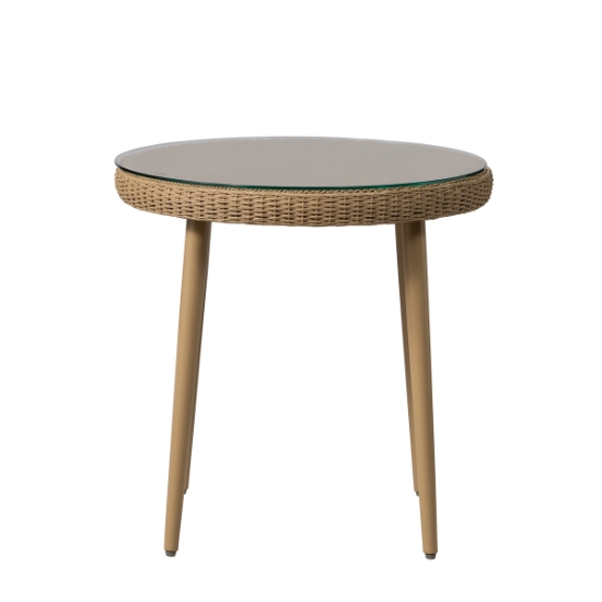 Lloyd Flanders Cascade 22" Round End Table front