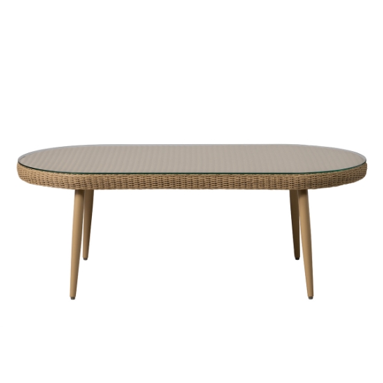 Cascade 48" Oval Cocktail Table front