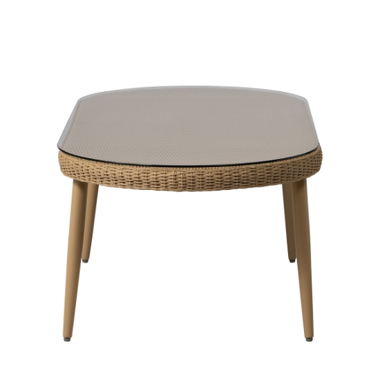 Cascade 48" Oval Cocktail Table side