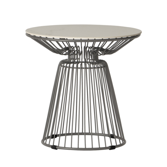 Lloyd Flanders Universal 18" End Table with Stone Top