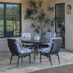 Lloyd Flanders Cascade Wicker Dining Set for 4 - LF-CASCADE-SET1