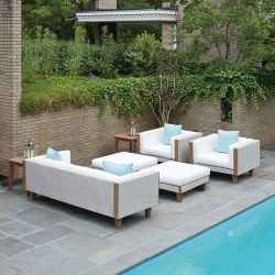 Lloyd Flanders Catalina Outdoor Wicker Patio Set - LF-CATALINA-SET3