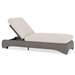 Adjustable back chaise lounge